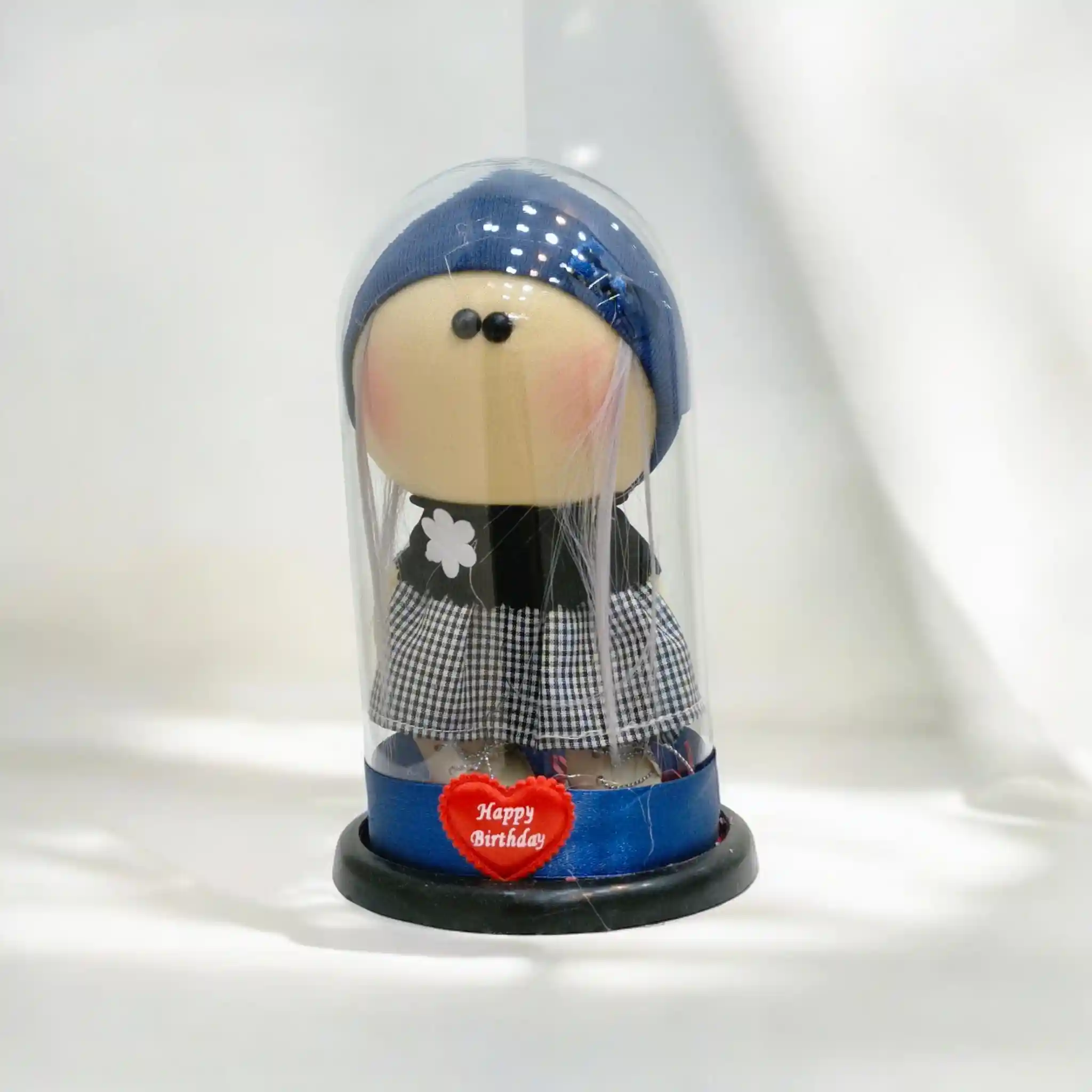 عروسک روسی شیشه ای کوچک GB-002