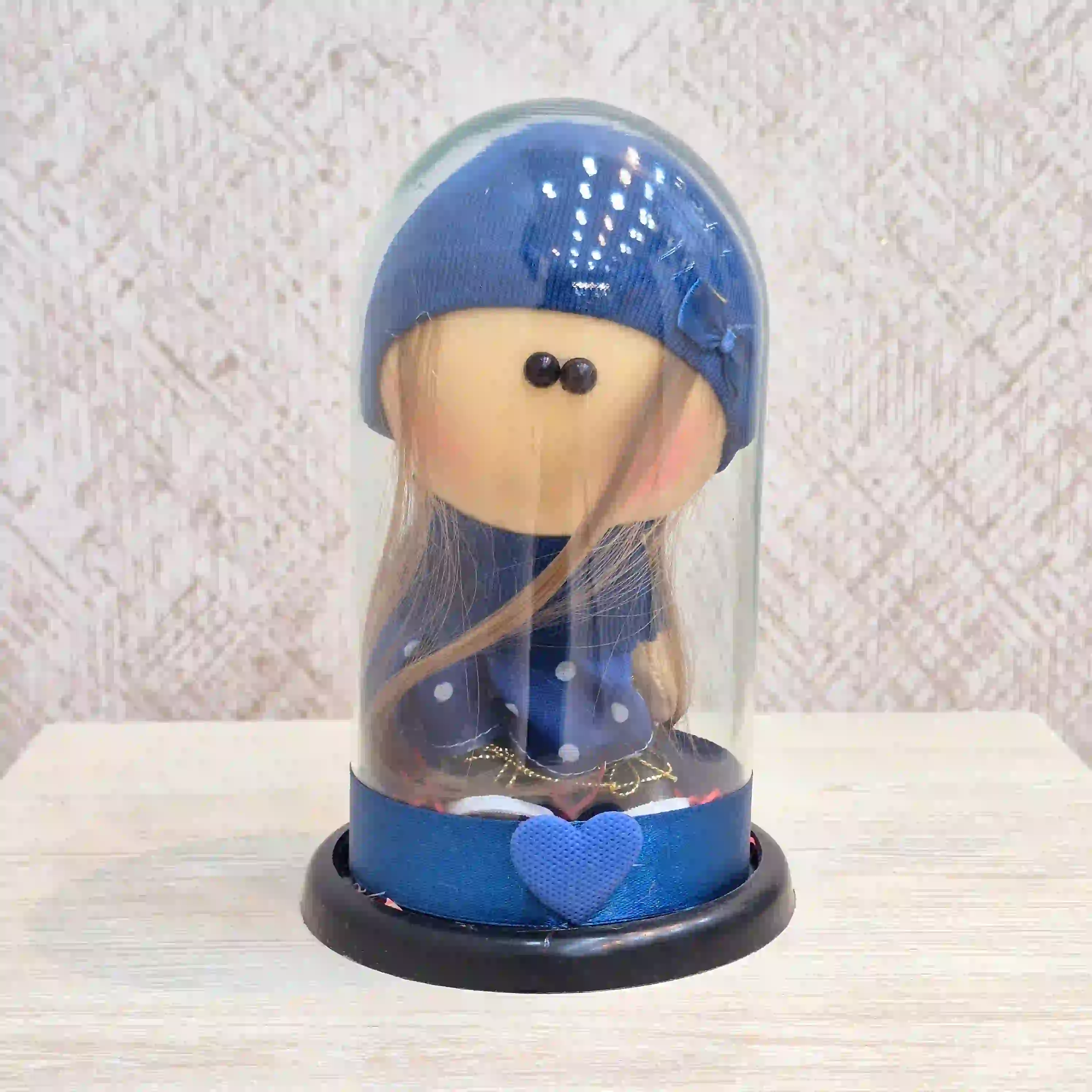 عروسک روسی شیشه ای کوچک GB-002